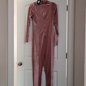 Chocolate Dream Velvet Jumpsuit